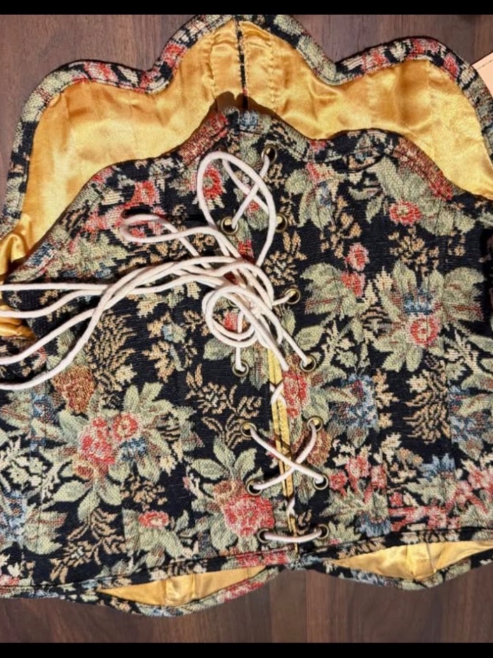 LaceMade corset Flower & Mirror Corset - Picture 5 of 6